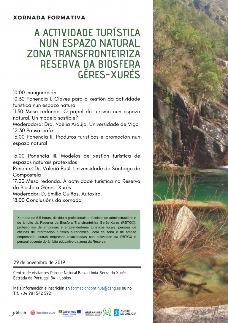 A actividade turística nun espazo natural. Zona transfronteiriza Reserva da Biosfera Gerês-Xurés